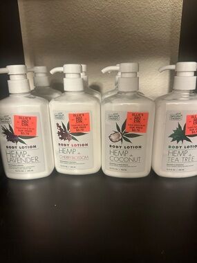 Hemp + Coconut Body Lotion - White -